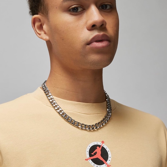 Jordan Flight MVP Men's Lightweight Fleece Crew-neck Sweatshirt $100 NEW - Picture 2 of 3